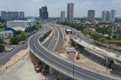 Thông xe cầu ở nút giao 3 tầng lớn nhất TP HCM